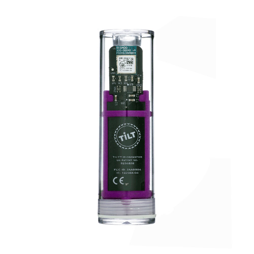 Tilt Hydrometer & Thermometer | Purple