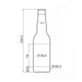 Flaska | 33 CL - Kronkapsyl | 24-pack