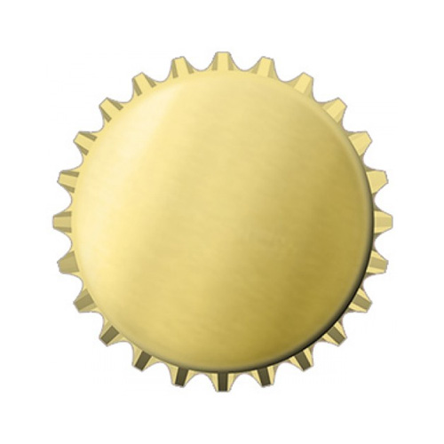 Large Caps Gold 29 mm 200 pcs