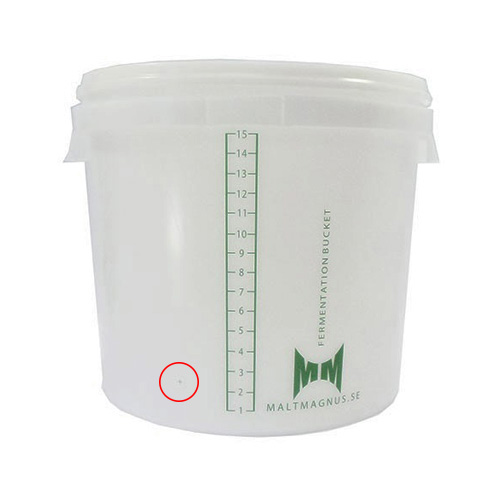 Fermentation Bucket | 16 L With Hole For Faucet