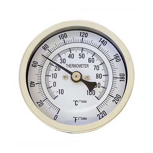 Bimetalltermometer 150 mm