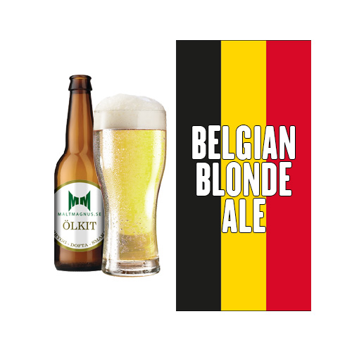 Ölkit Belgian Blonde Ale AllGrain MaltMagnus.se