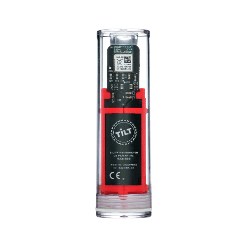 Tilt Hydrometer & Thermometer | Red