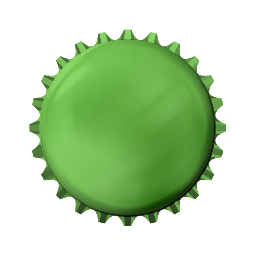 Light Green Metallic | Bottle Caps | 26 mm | 200 pcs