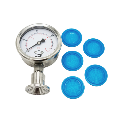 Analog tryckmätare 34 mm TC Brewtools