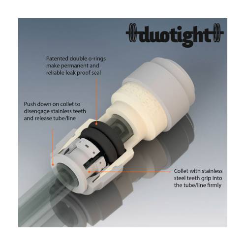 1/2" BSP - 3/8" Duotight