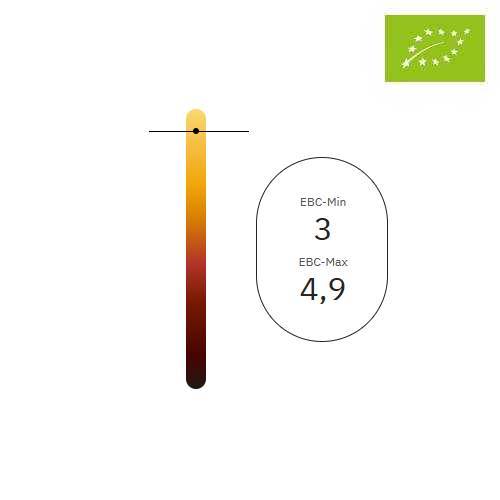 Organic BEST Pilsen Malt Whole Bag 25 kg