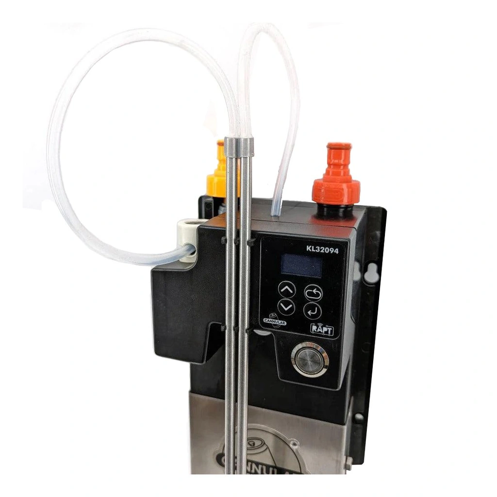 Cannular burk och flaskfyllare