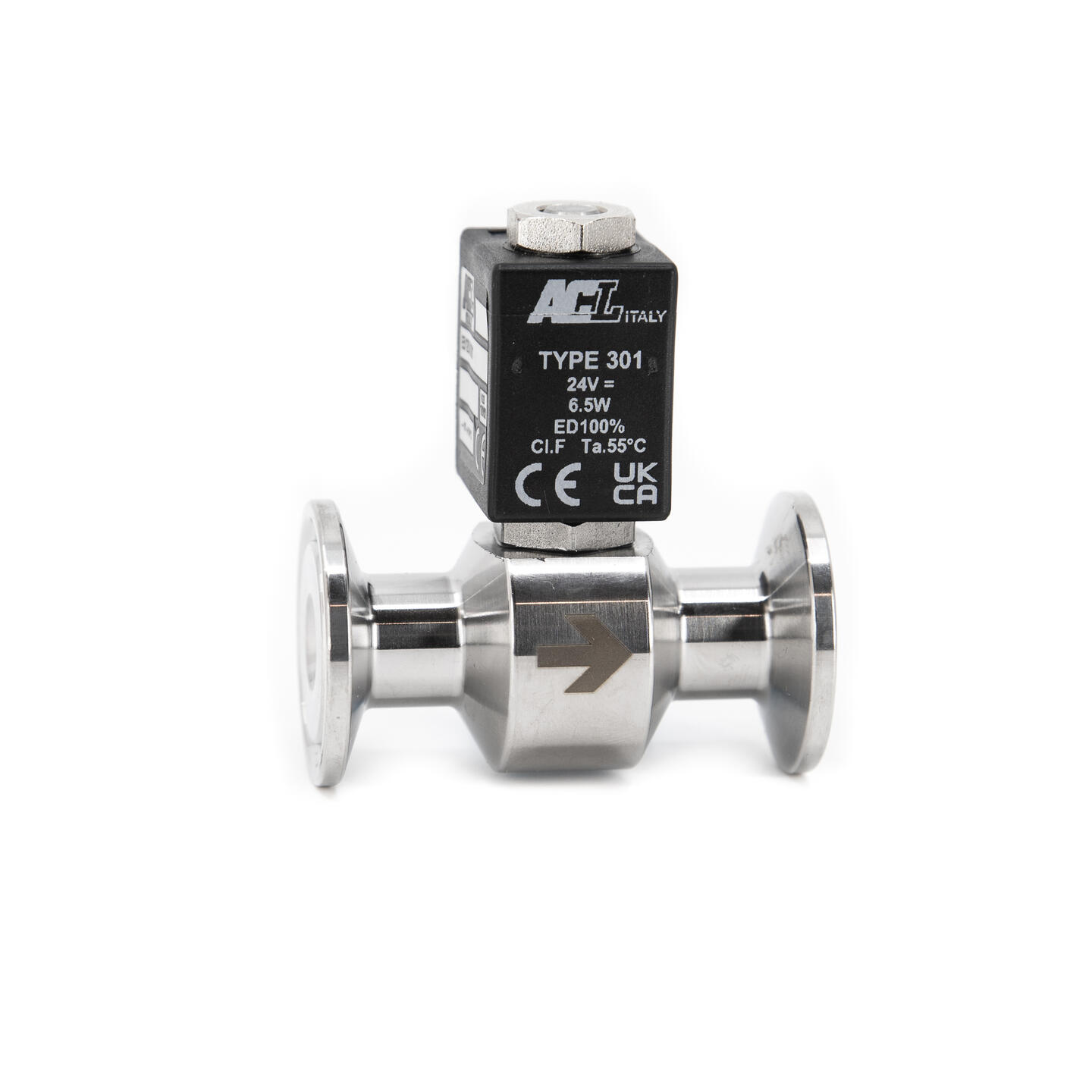 Solenoid valve 34mm TC NC DC24V Brewtools
