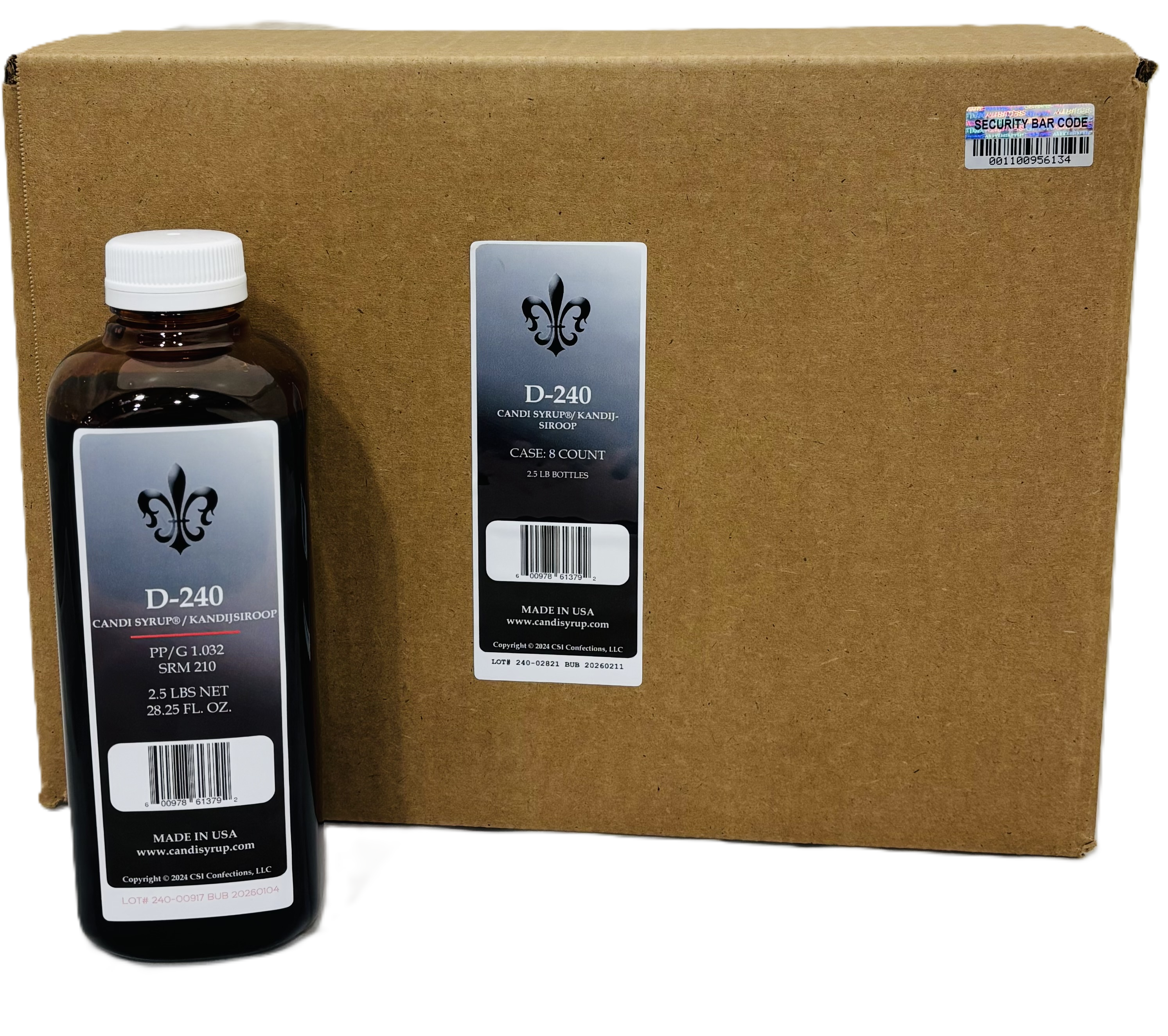 Candi Syrup D-240 - Whole box 9 kg