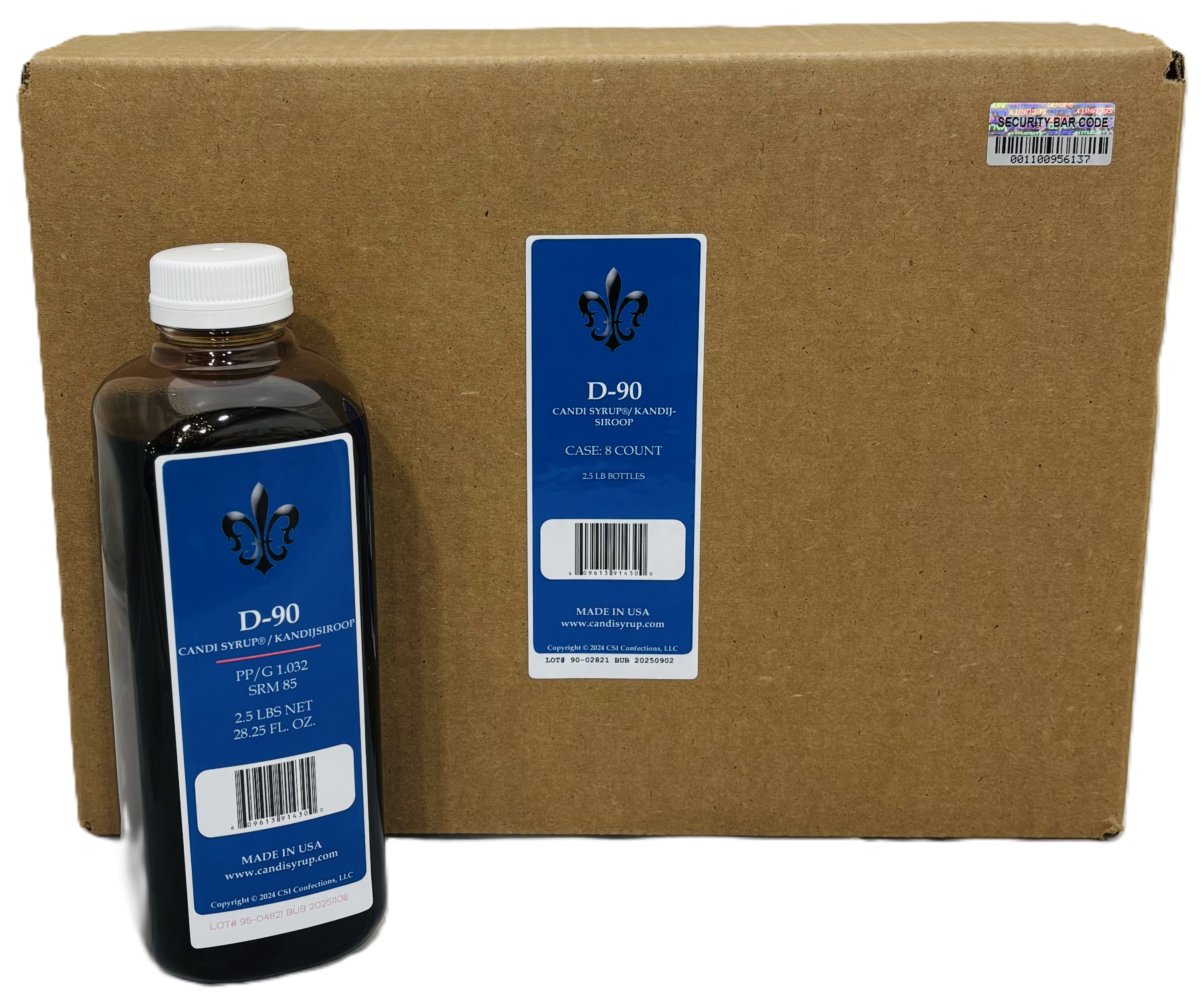 Candi Syrup D-90 - Whole box 9 kg