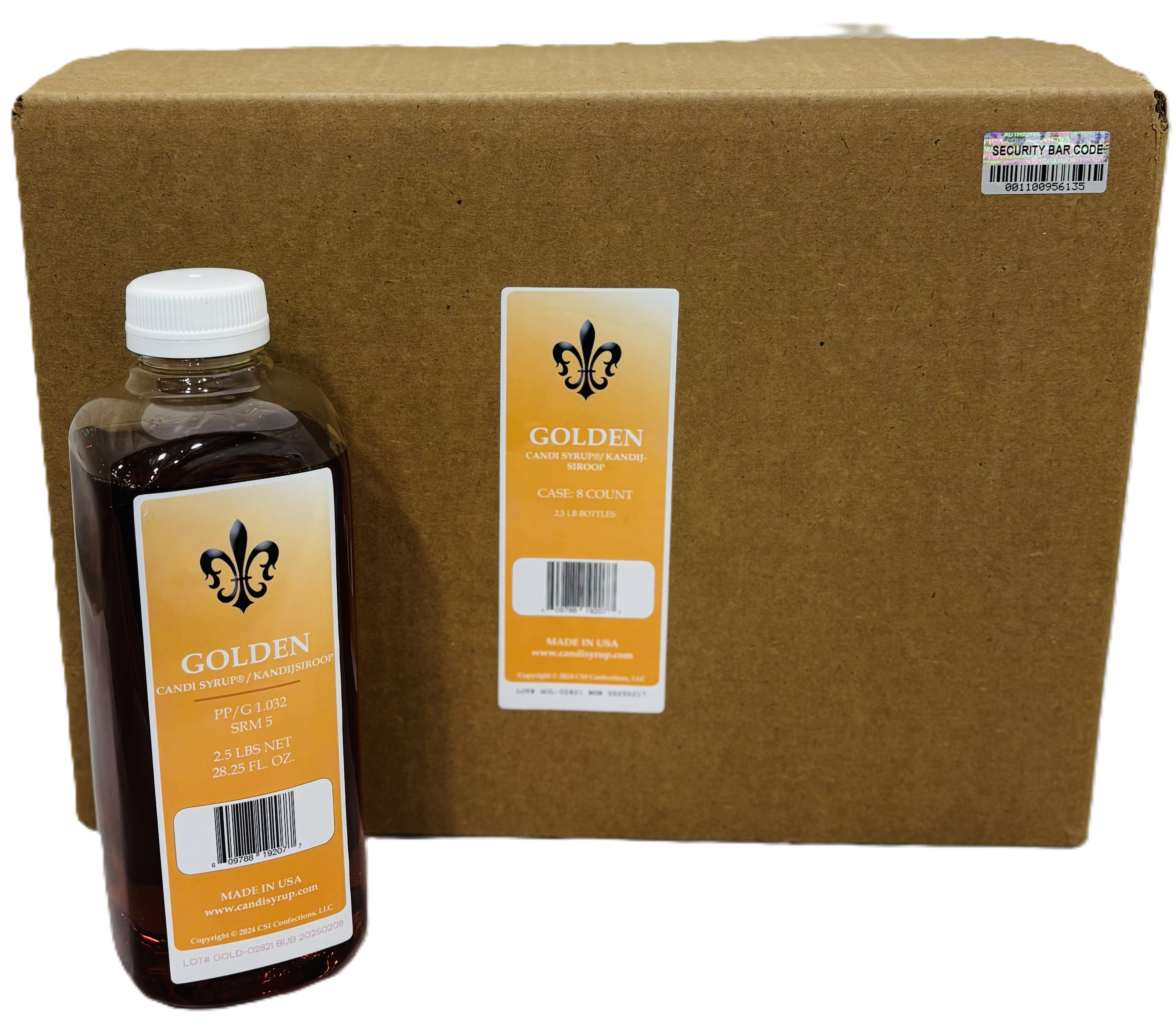 Candi Syrup Golden - Whole box 9 kg