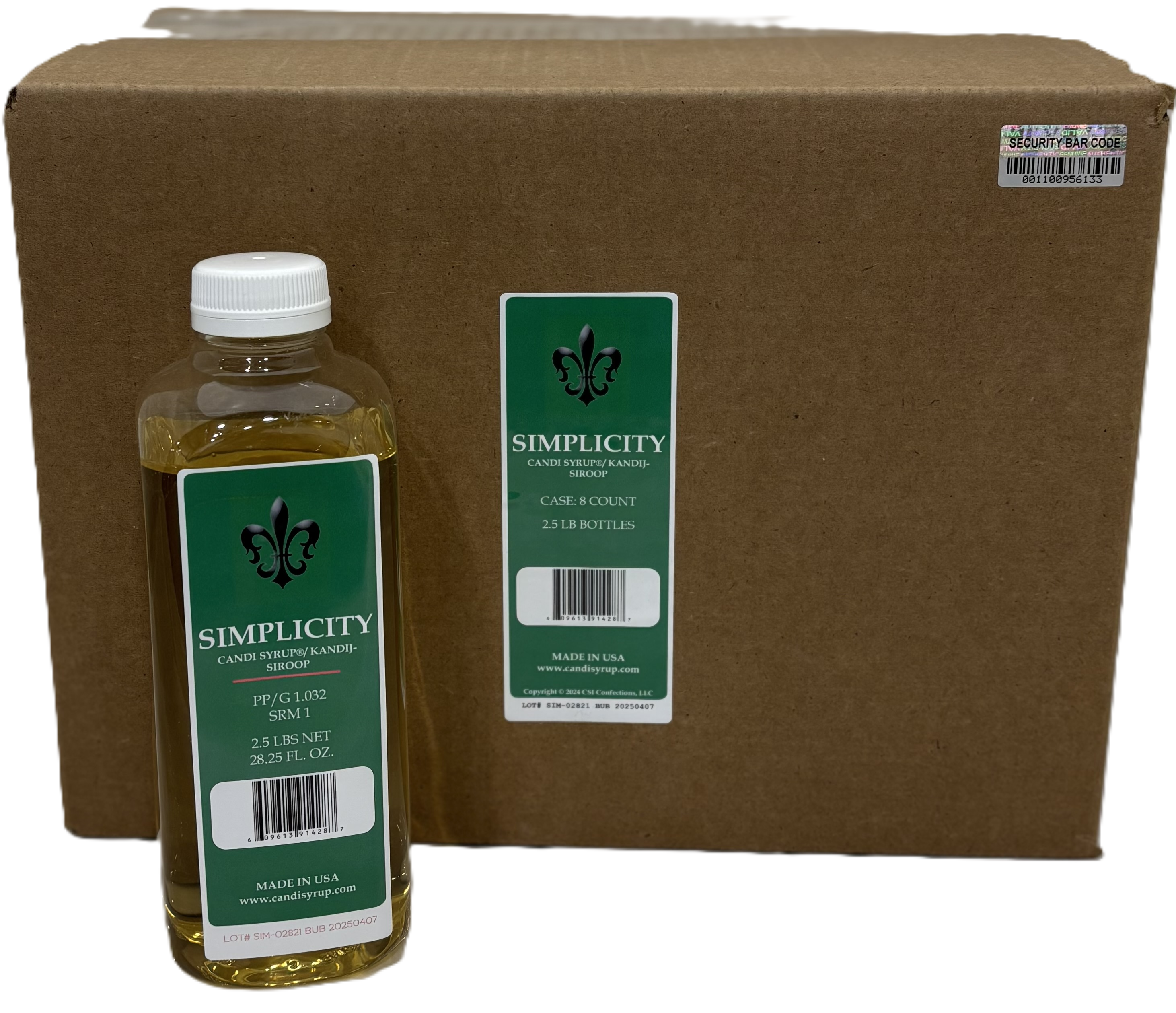 Candi Syrup Simplicity - Whole box 9 kg