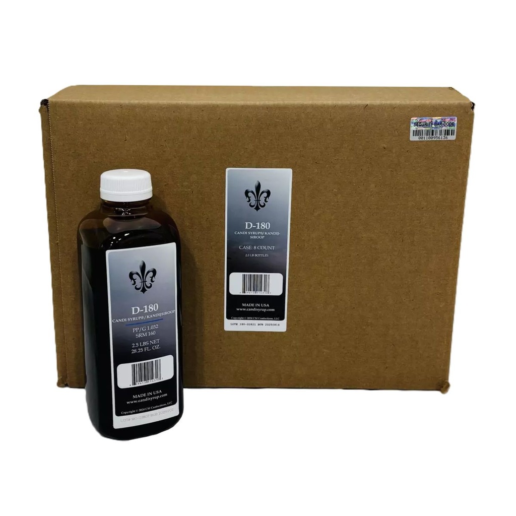 Candi Syrup D-180 - Hel låda 8 x 1,13 kg