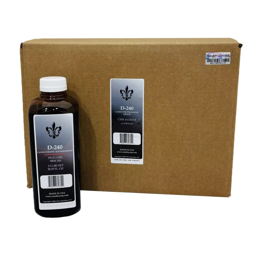 Candi Syrup D-240 - Whole box 8 x 1,13 kg