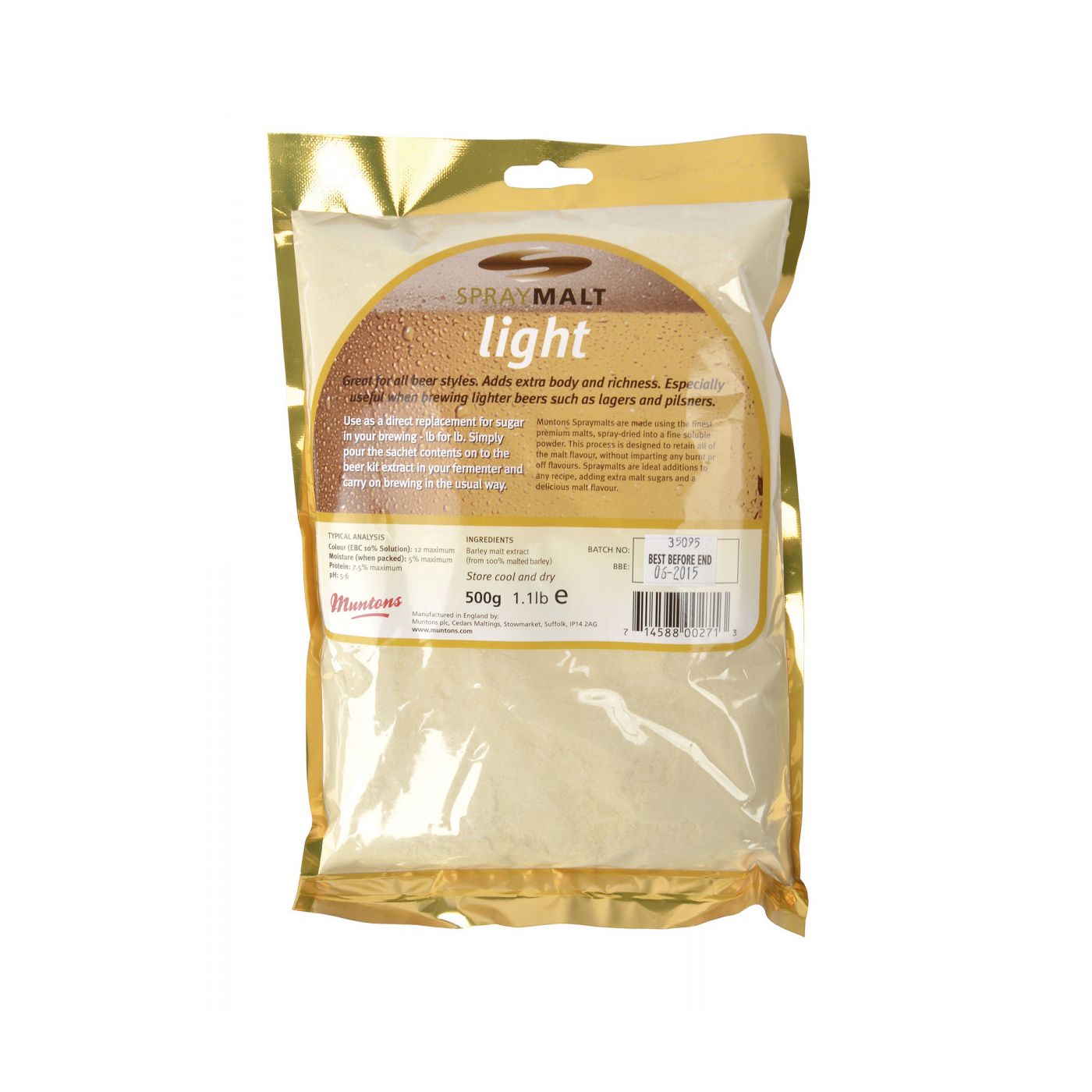 Spraymalt light 500 g