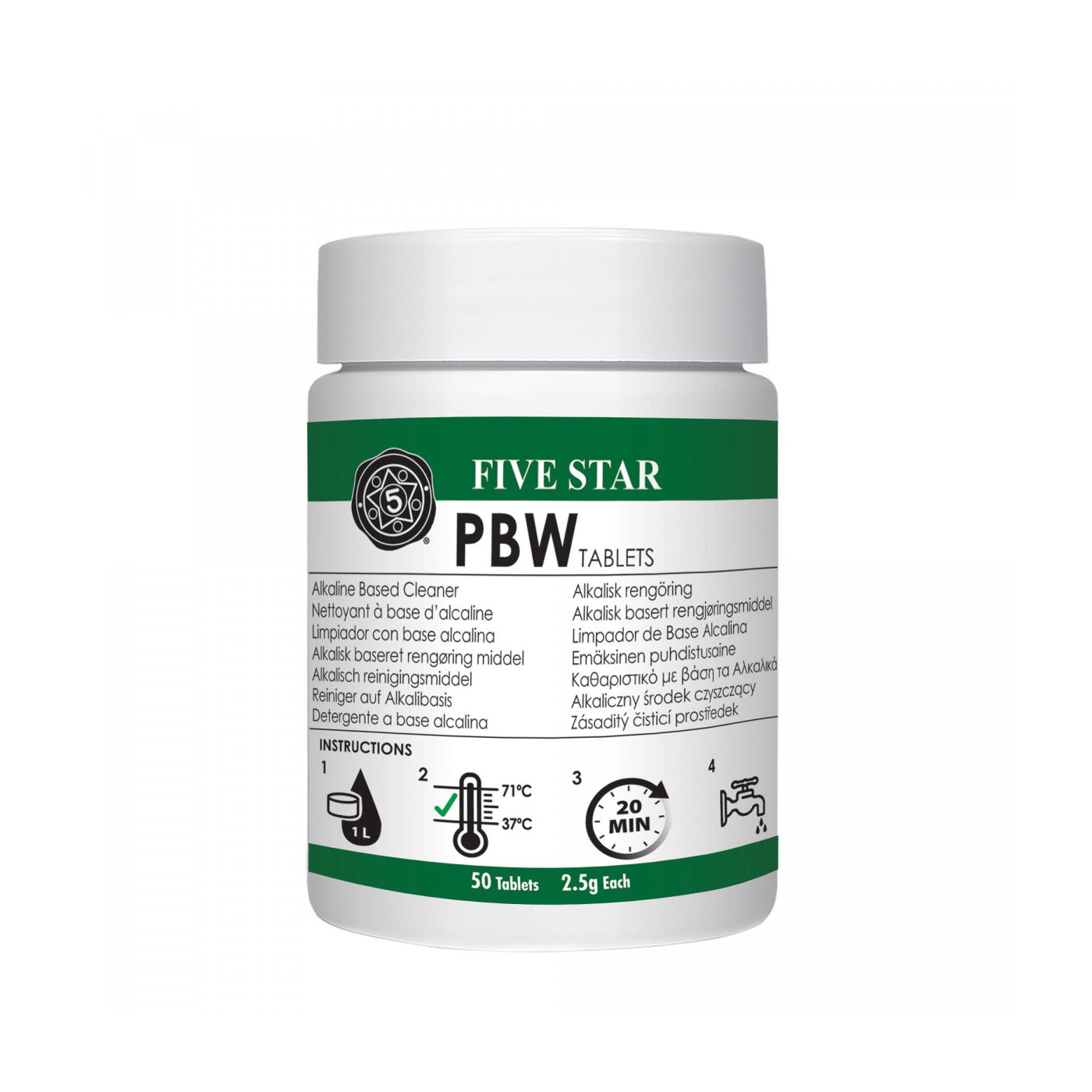 PBW Tabletter 50 x 2.5 g