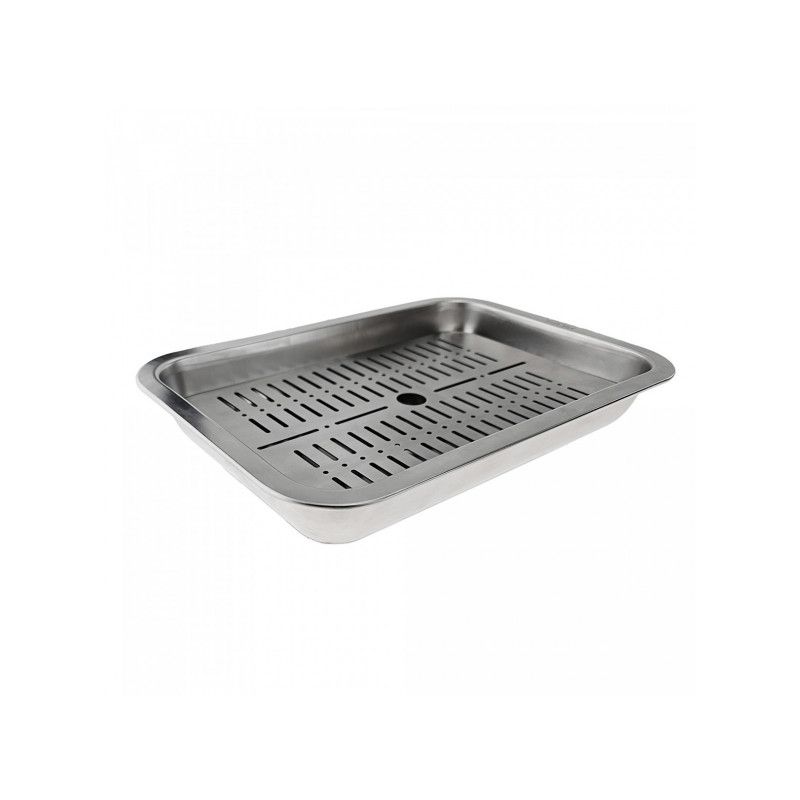 Stainless steel tray with draining rack Brew Monk