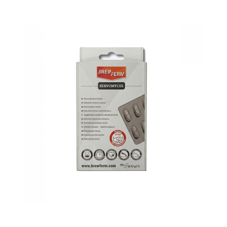 Servomyces yeast nutrient 10 caps