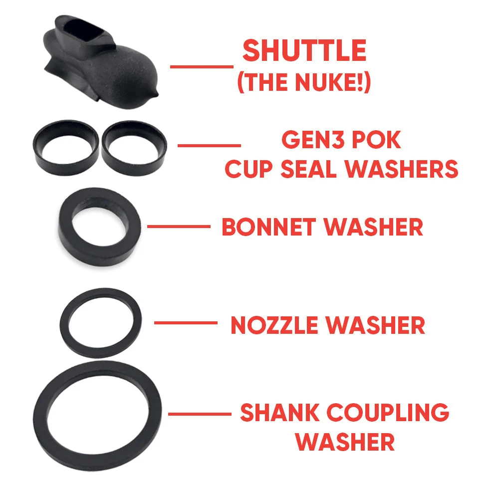NukaTap - Seal Kit Gen3 POK for SS (Non-FC Taps)